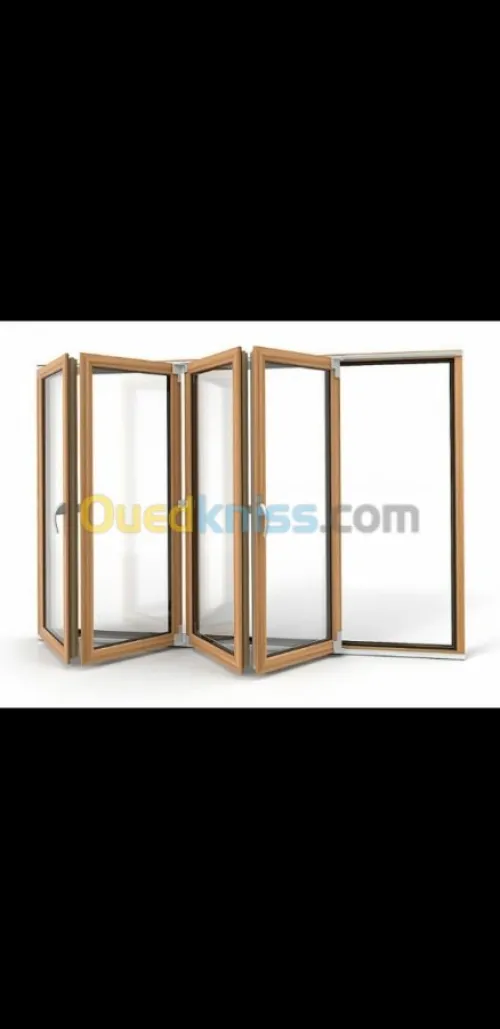 Traveaux de menuiserie aluminium.