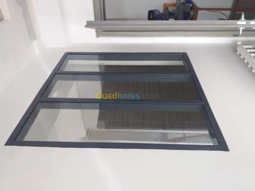 Traveaux de menuiserie aluminium.