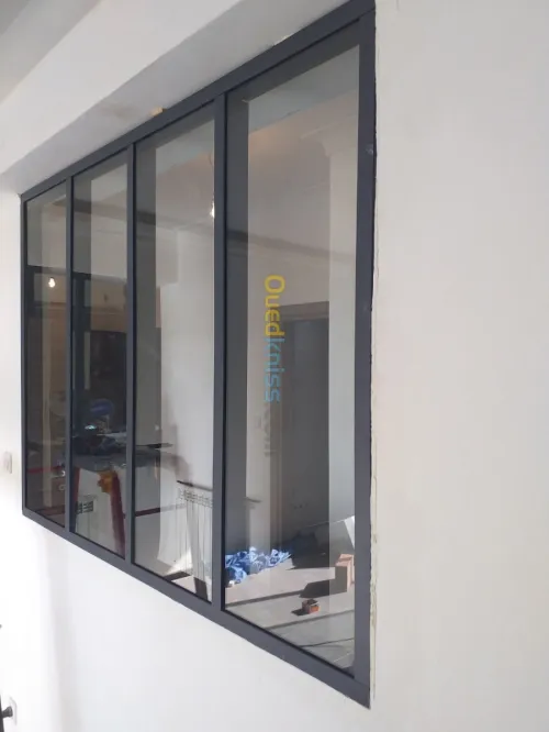 Traveaux de menuiserie aluminium.