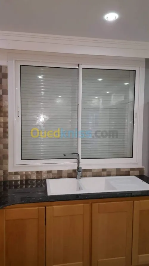 Traveaux de menuiserie aluminium.