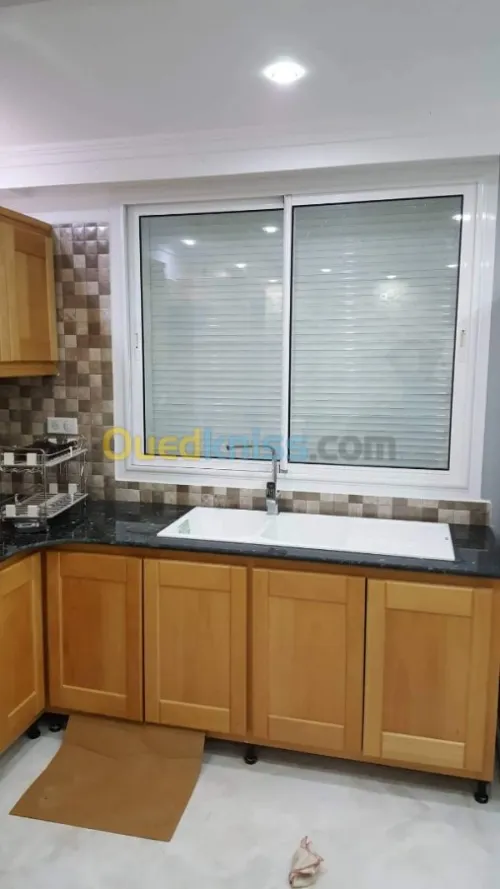 Traveaux de menuiserie aluminium.