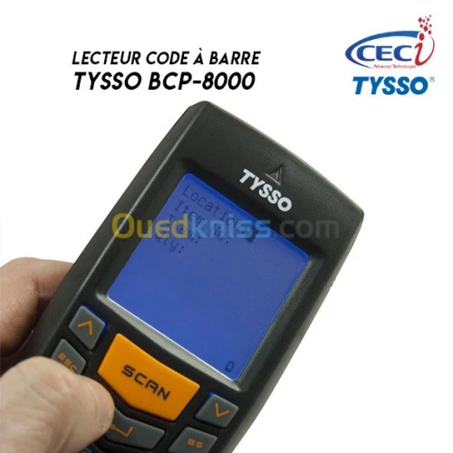 Lecteur code à barre TYSSO BCP-8000 