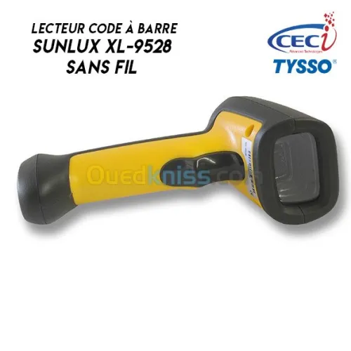 Lecteur code à barre Sunlux Sans Fil 