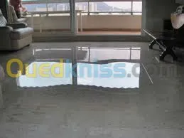 ponçage et lustrage,carrelage,marbre..