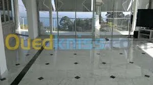 ponçage et lustrage,carrelage,marbre..