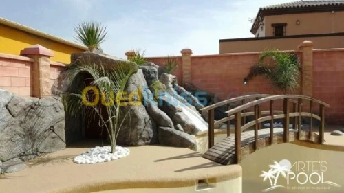 Décoration hôtel jardin parc   