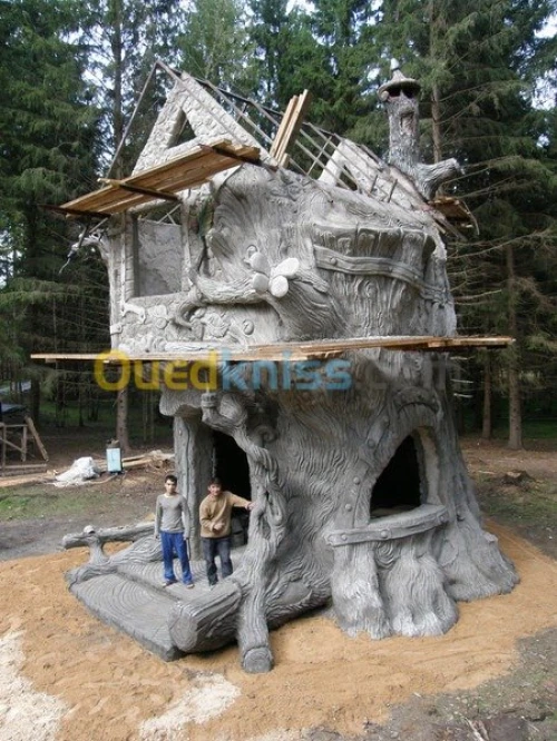 Décoration hôtel jardin parc   