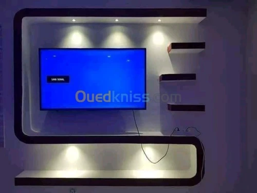 Faux plafonds (placoplâtre b(13),pvc)