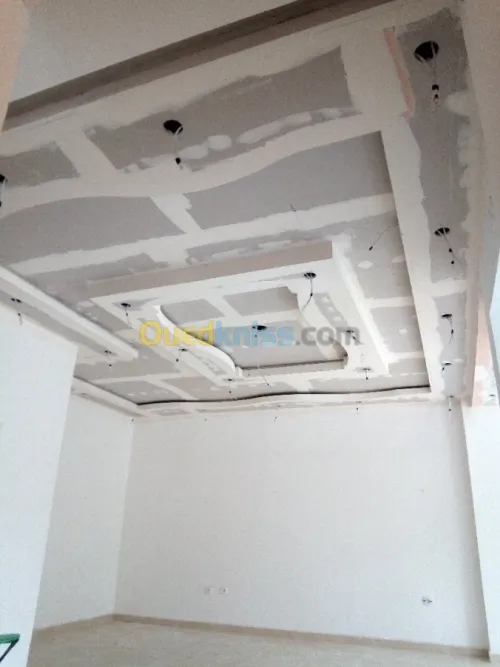 Placo plâtre BA 13 et decoration