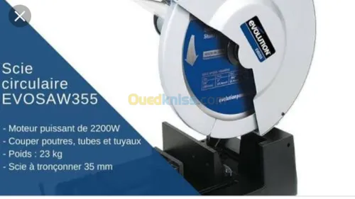 Tronçonneuse a table 355mm carbure 