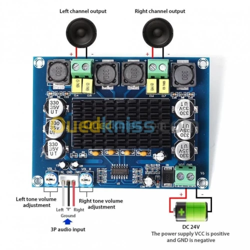 carte Stéréo TPA3116D2 Double-canal Arduino 