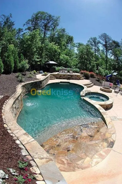 Réalisation et revêtement des piscines