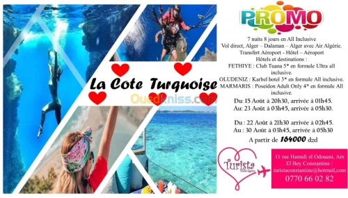 Voyage organisé en Turquie Marmaris 