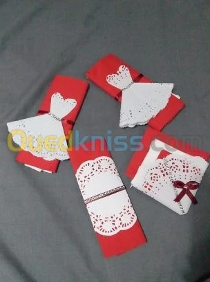Décoration des serviettes en papier 