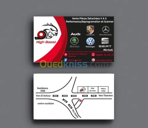 Carte Visite - Multi-choix