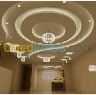 Peinture décoration placo plâtre faux-