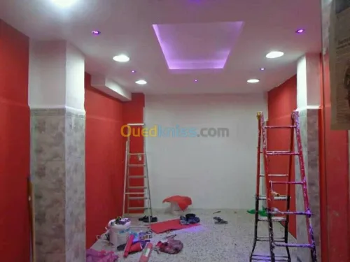 Peinture décoration placo plâtre faux-