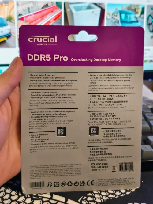 CRUCIAL DDR5 PRO 16X2 6400MHZ