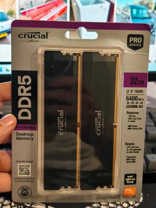 CRUCIAL DDR5 PRO 16X2 6400MHZ