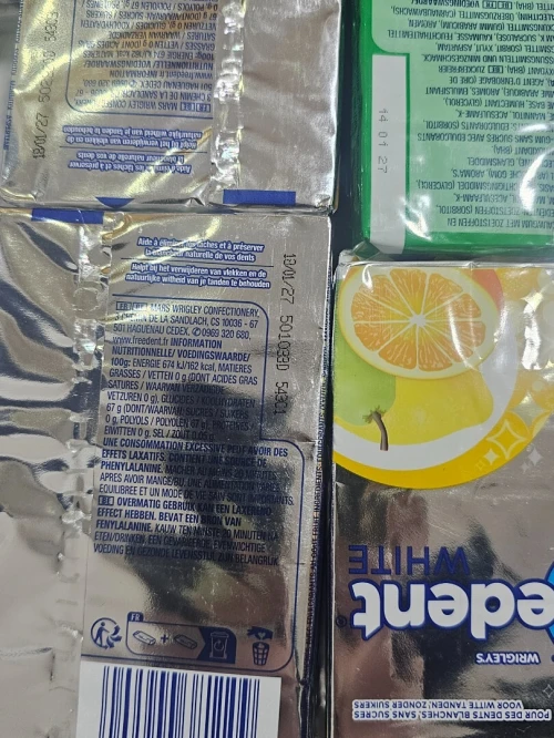 Chewing-gum fredent