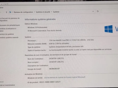 HP PROBOOK 450 G8  / INTEL I5 11 EME / 8 G / 512  / 15.6 FHD