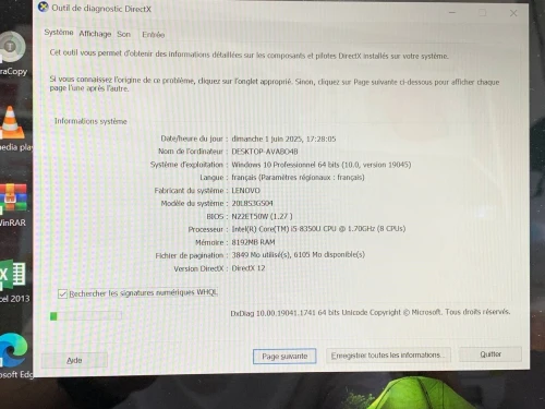 THINKPAD T480S / INTEL I5 8 EME / 8G / 256 SSD / 14 POUCE FHD +CARTABLE
