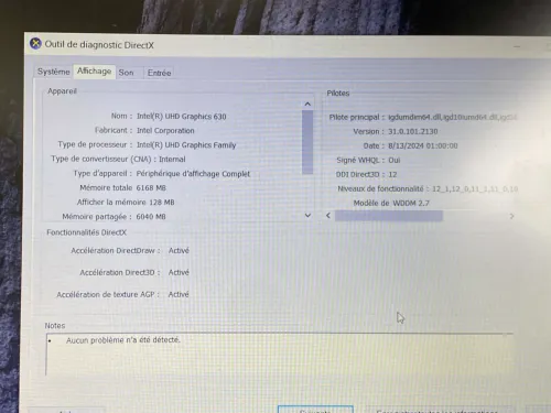 DELL LATITUDE 5591 / INTEL I5 8 EME H / 12 G / 256 / 15.6 FHD