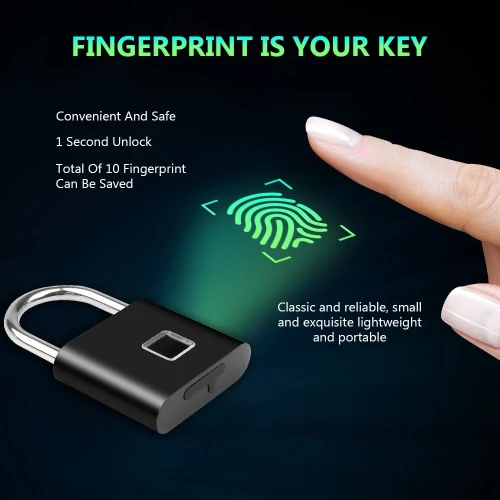 Cadenas Intelligent Avec Empreinte Digitale