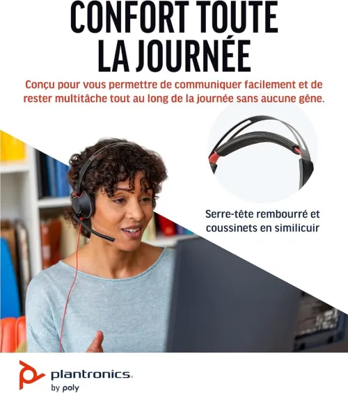 Micro-casque Poly Blackwire 5520.