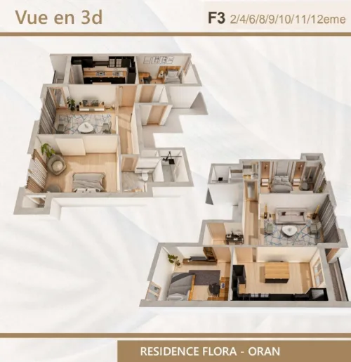 Vente Appartement F3 Oran Bir el djir