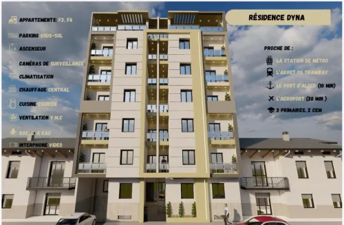 Vente Appartement F3 F4 Alger Hussein dey