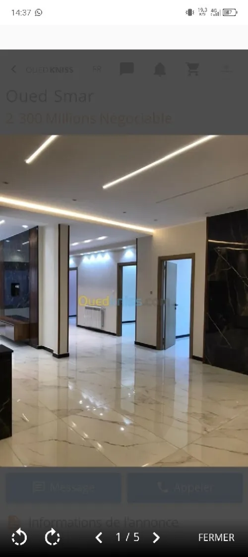 Vente Appartement F4 Alger Alger centre