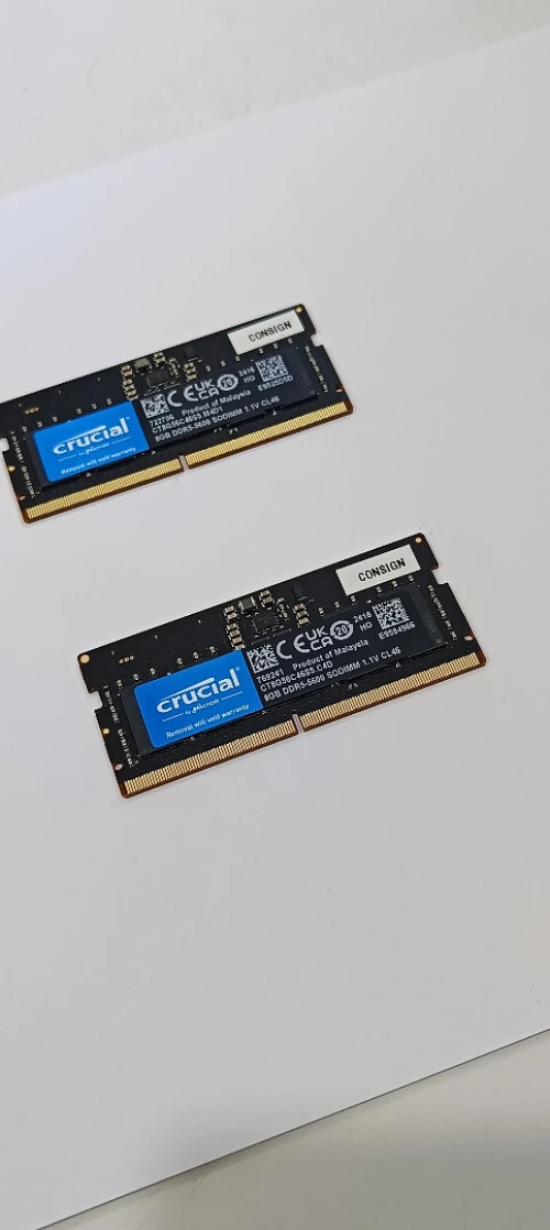 Barrette de RAM Crucial 2x 8Go DDR5 SO-DIMM