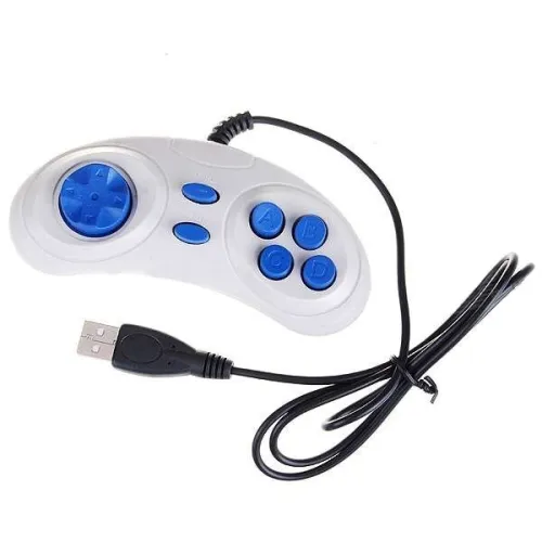Manette de jeux pour lecteur DVD portable.