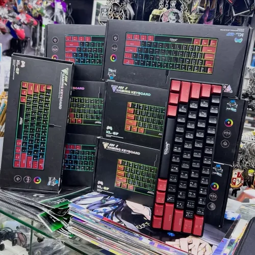 Clavier Mecanique Jedel KL69 Bleu Switch Havit Machenike Razer Attack Shark