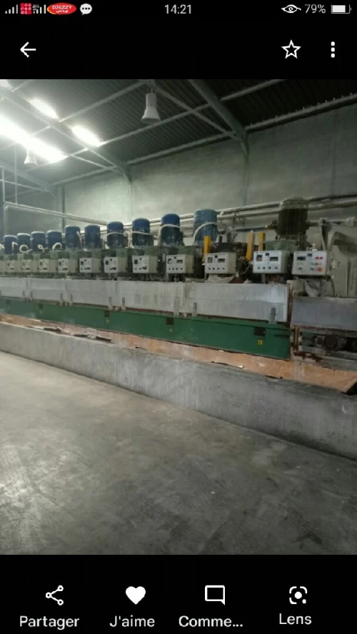 Unité de production de carrelage mono couche 