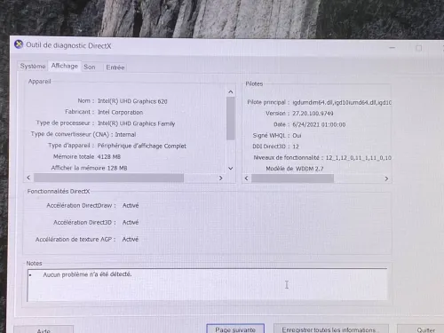 THINKPAD E580 / INTEL I5 8EME / 8G / 512 SSD NVME / 15.6 / FHD
