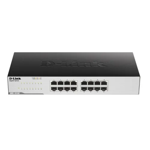 Switch 16 Ports Rackable D-Link Gigabit DGS-1016C 10/100/1000Mbps