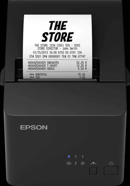 Imprimante de tickets POS Epson TM-T20X (052): Ethernet, PS, Blk, EU
