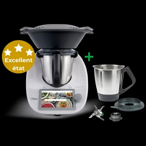Thermomix tm6 double bol et découpe minute