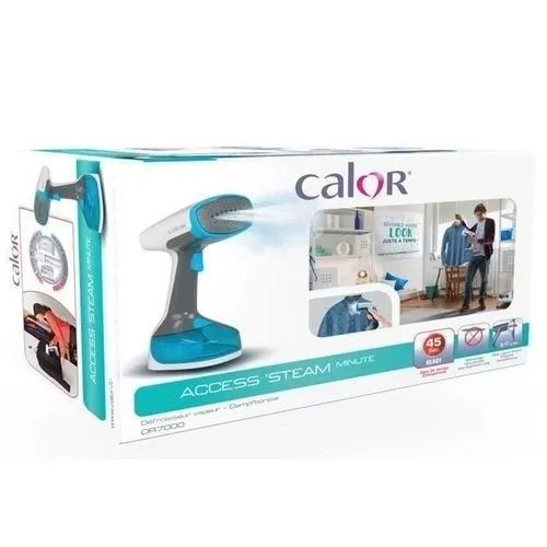 Calor Défroisseur 1200W  Vapeur A Main - Dr7000C0- Blanc/Bleu