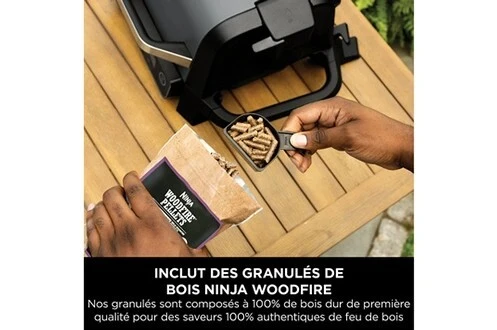 Ninja  Barbecue électrique et fumoir Woodfire OG701EU