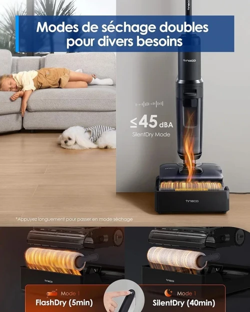 Aspirateur laveur Tineco Floor One S7 Stretch steam plus