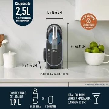 Ninja SLUSHi Machine à boissons glacées FS301EU
