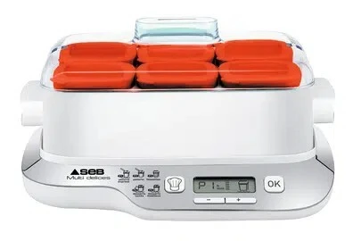 Yaourtiere Seb Multi Delices Express 6 Pots 140 ML 5 Programmes automatiques Sans BPA YG660100