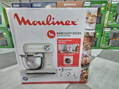 Robot Patissier Moulinex Bake Easy Soleil Beige 3.5L 500 W