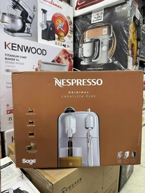 Cafetière nespresso 19 bars inox creatista plus