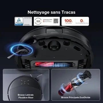 Roborock Saros 10R Aspirateur Robot Laveur Avec Station Accueil Multifonctionnelle 4.0