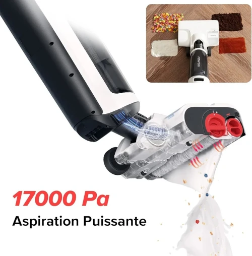 roborock Dyad Pro Aspirateur Laveur sans Fil 17000pa Séchage et Nettoyage Automatique Nettoyeur