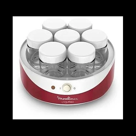 Yaourtière Électrique Avec 7Pots En Verre 13W Yogurteo Moulinex YG229510
